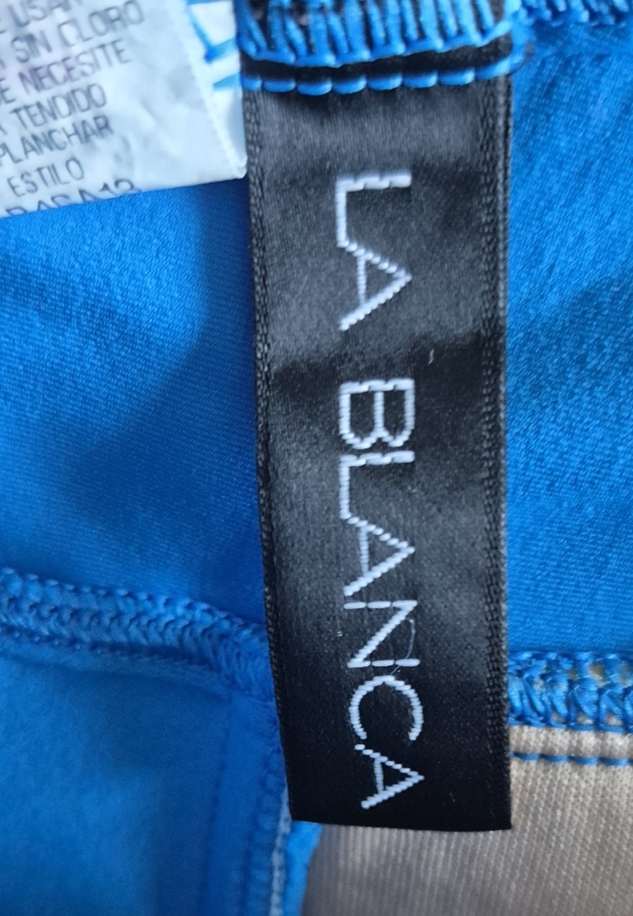 LA BLANCA Sweetheart Ruched One Piece Swimsuit! Size 10 - Picture 6 of 8